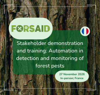 The fourth FORSAID in-person demonstration workshop to take place in France in November 2026